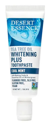 Desert Essence - Tea Tree Oil Whitening Plus Cool Mint Toothpaste Travel Size 1 oz.