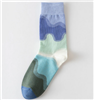 Morandi Color Gradient Patchwork Socks