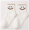 Smiley Face Pattern Autumn Winter Socks