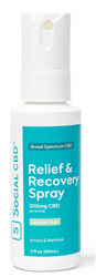 Social CBD Relief & Recovery Body Spray