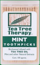 Tea Tree Therapy Mint Toothpicks